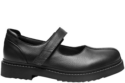 salg af NEW FEET SORT BALLERINA I GLATSKIND