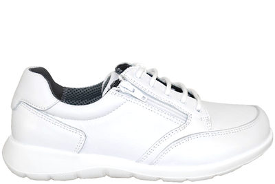 salg af NEW FEET SKO I HVID GLAT SKIND