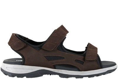 salg af NEW FEET HERRESANDAL I BRUNT OLIERET NUBUCK