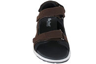 NEW FEET HERRESANDAL I BRUNT OLIERET NUBUCK