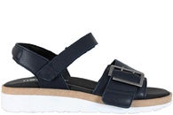 salg af NEW FEET SANDAL I BLÅ KALVESKIND