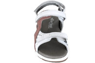 NEW FEET SANDAL I HVIDT GLAT SKIND