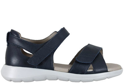 salg af NEW FEET SANDAL I MØRKEBLÅ GLAT SKIND