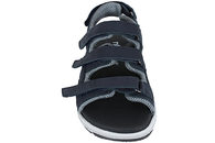 NEW FEET SANDAL I BLÅ OLIERET SKIND
