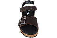 NEW FEET SANDAL I MØRKEBRUNT KALVESKIND