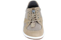NEW FEET SKO I SANDFARVET NUBUCK OG TEKSTIL