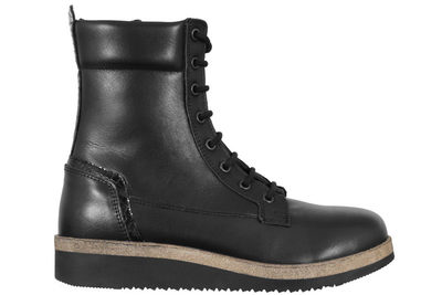 salg af NEW FEET STØVLE I SORT GLAT SKIND