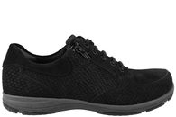 salg af NEW FEET SKO I SORT PRÆGET NUBUCK