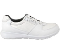 salg af NEW FEET SKO I HVIDT SKIND OG TEKSITL