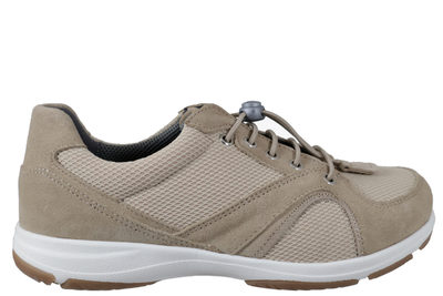 salg af NEW FEET SKO I SANDFARVET RUSKIND