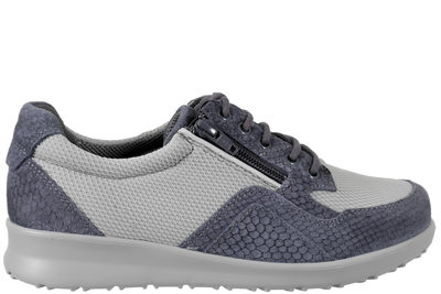 salg af NEW FEET SKO I BLÅ RUSKIND