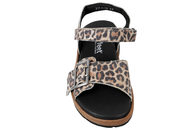 NEW FEET SANDAL MED LEOPARD PRINT