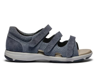 salg af NEW FEET SANDAL I PRÆGET RUSKIND