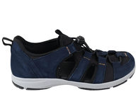 salg af NEW FEET TRAVE SANDAL I BLÅ NUBUCK