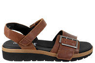 salg af NEW FEET SANDAL I BRUNT OLIERET SKIND