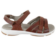 salg af NEW FEET SANDAL I BRUNT GLAT SKIND