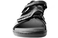 NEW FEET SANDAL I SORT GLAT LÆDER