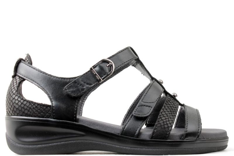 Køb NEW SANDAL MED PRÆGET SKIND Salg af Sandaler til kvinder