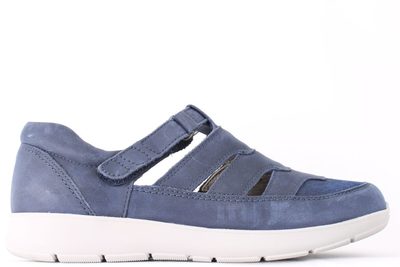 salg af NEW FEET BLÅ SANDAL SKO