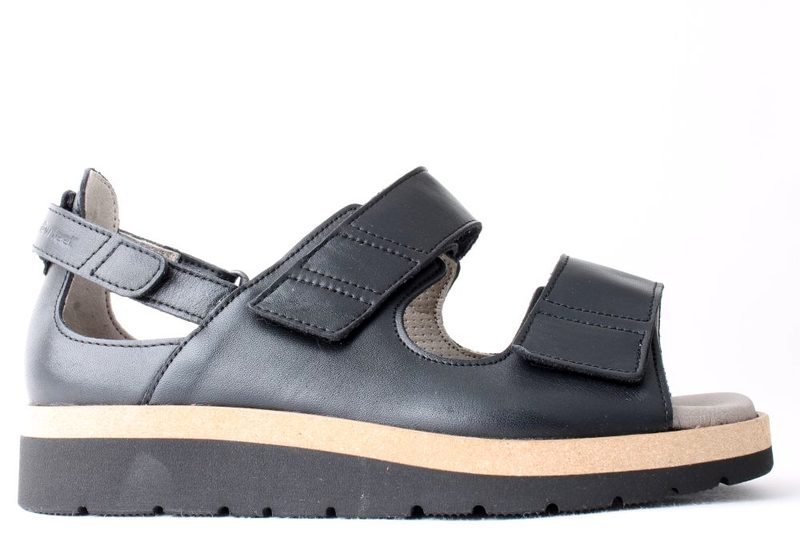 Køb NEW FEET SORT DAME SANDAL Her - af Sandaler kvinder