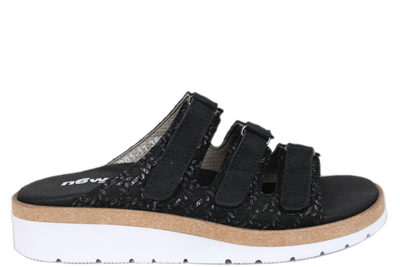 salg af NEW FEET SLENTERS SORT METALLIC