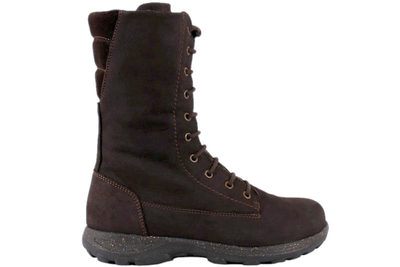 salg af NEW FEET MØRKEBRUN VINTERSTØVLE I OLIERET SKIND