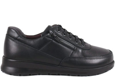 salg af NEW FEET SORT GLAT SKIND SKO