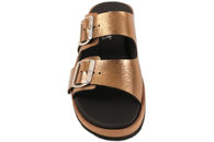 NEW FEET BRONZE PU SLIPPERS