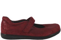 salg af NEW FEET BORDEAUX BALLERINA I NUBUCK