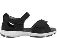 salg af NEW FEET SORT KALVESKIND SANDAL