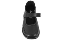 NEW FEET BALLERINA I SORT GLAT SKIND