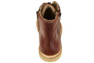 NEW FEET VINTERSTØVLE I BRUNT GLAT SKIND