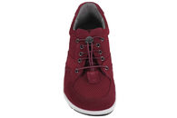NEW FEET DARK WINE SKO I MØRKERØDT MESH