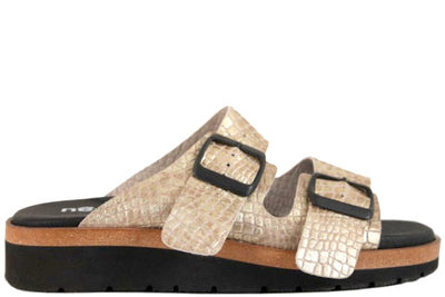 salg af NEW FEET GULDFARVET SLENTERS