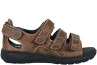 salg af NEW FEET SANDAL I BRUNT OLIERET SKIND MED HÆLKAPPE