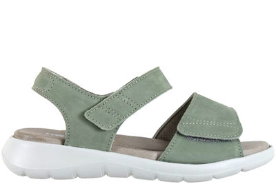 salg af NEW FEET SANDAL I GRØNT NUBUCK