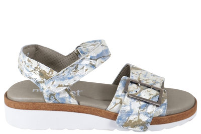 salg af NEW FEET SANDAL I SKIND MED MARMOR LOOK