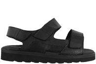 salg af NEW FEET SANDAL I SORT GLAT SKIND