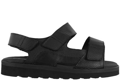 salg af NEW FEET SANDAL I SORT GLAT SKIND