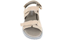 NEW FEET SANDAL I SANDFARVET PRÆGET KALVESKIND