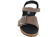 NEW FEET SANDAL I MØRKEBRUNT NUBUCK