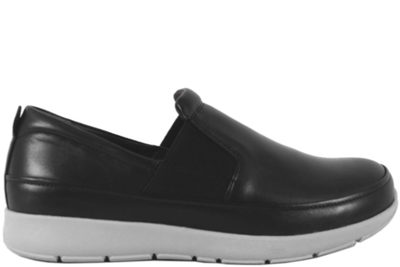 salg af NEW FEET SKO I SORT GLAT SKIND MED ORTHOSTRECH