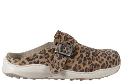 salg af NEW FEET SLENTERS I RUSKIND MED LEOPARD LOOK