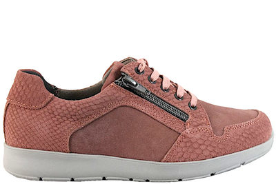 salg af NEW FEET SPECIALSKO I ROSA PRÆGET NUBUCK