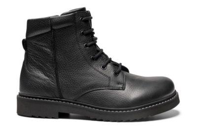 salg af NEW FEET SORT STØVLE I GLATSKIND