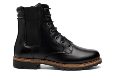salg af NEW FEET STØVLE I SORT GLATSKIND
