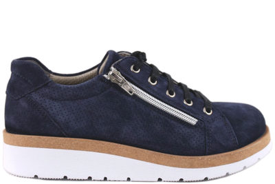 salg af NEW FEET NAVY BLÅ NUBUCK SKO