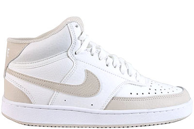 salg af NIKE COURT VISION MID WHITE BEIGE BASKETSTØVLE