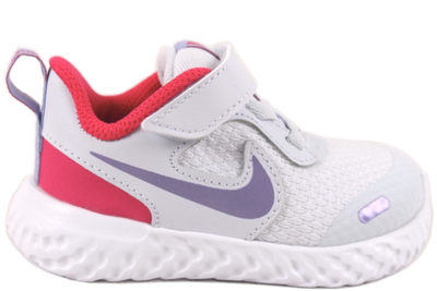 salg af NIKE REVOLUTION 5 KIDS LYSEGRÅ MESH SNEAKERS