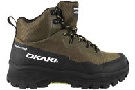 salg af OKAKI VANDTÆT OLIVENGRØN VANDRESTØVLE